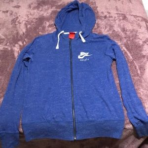 blue nike sweater size small
